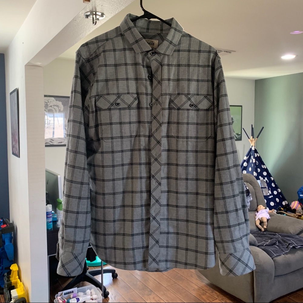 Tobacco motor wear flannel like new!